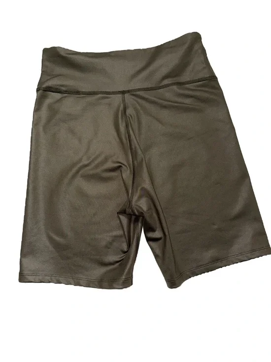Abercrombie & Fitch Olive Green Bike Shorts - Picture 2 of 3